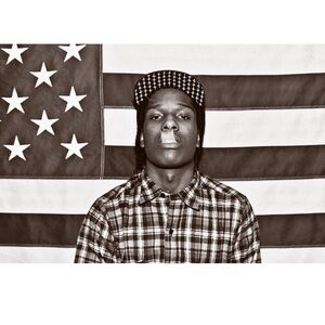 NEW ASAP Rocky Rapper Musician Wall Tapestry Banner Flag Measures 3ft x 5ft